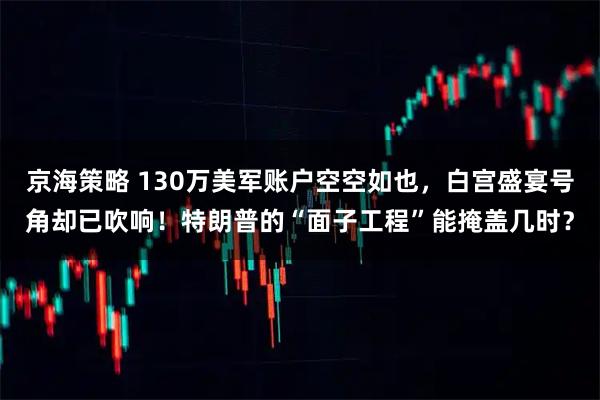 京海策略 130万美军账户空空如也，白宫盛宴号角却已吹响！特朗普的“面子工程”能掩盖几时？