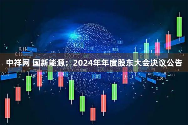 中祥网 国新能源：2024年年度股东大会决议公告